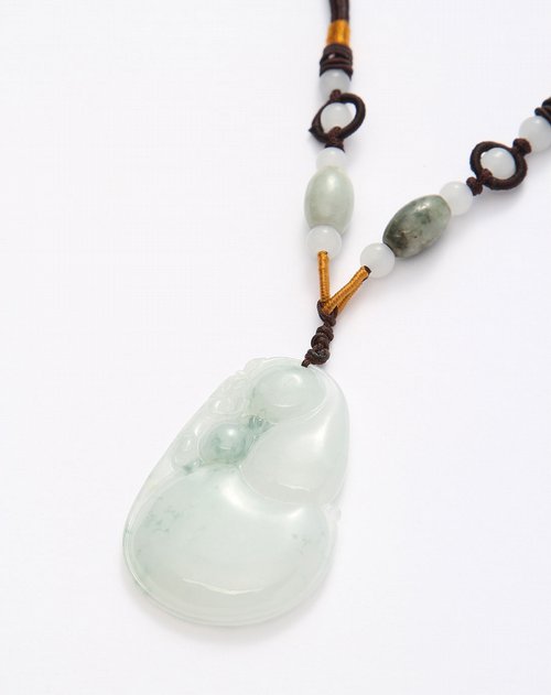 珠宝贵重专场浅绿色翡翠福禄寿冰种玉佩报价\/