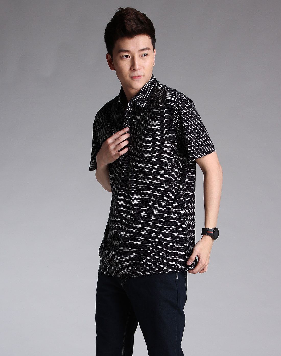 三丝光棉短袖t恤 2014夏款男装t恤