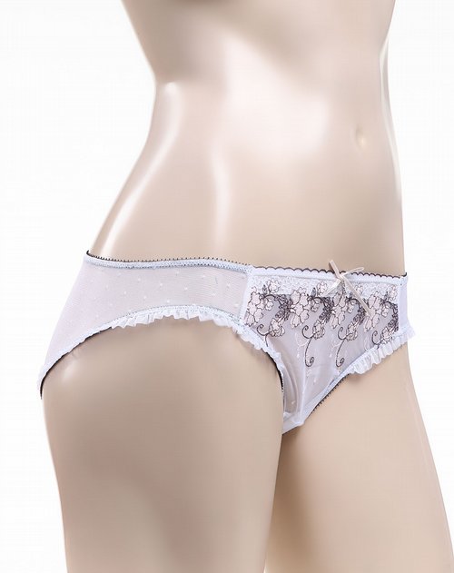 ELLE-内衣<em>白色</em>刺绣蕾丝花边内裤_唯品会名牌
