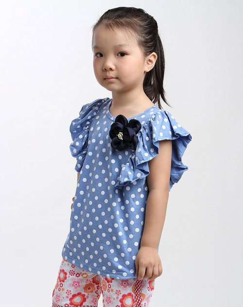 <em>女童</em>短袖<em>上衣</em>长款哪种好 <em>女童夏</em>短袖<em>上衣</em>2014