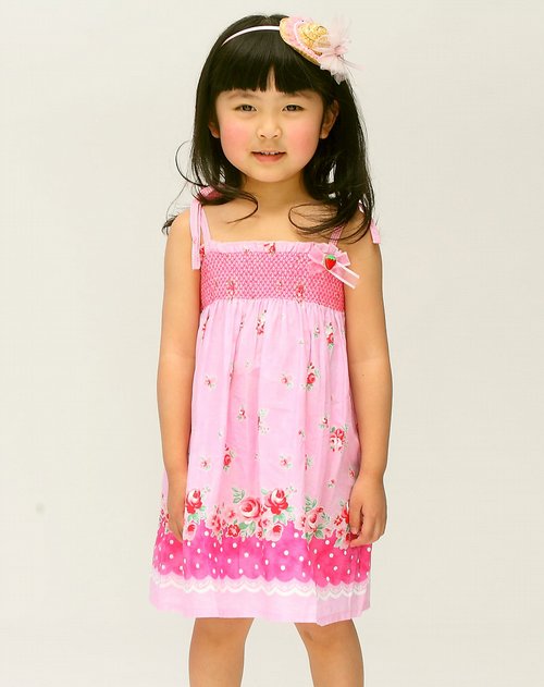 普希尔PETIT CIEL男女童<em>女童粉色连衣裙</em>_唯品
