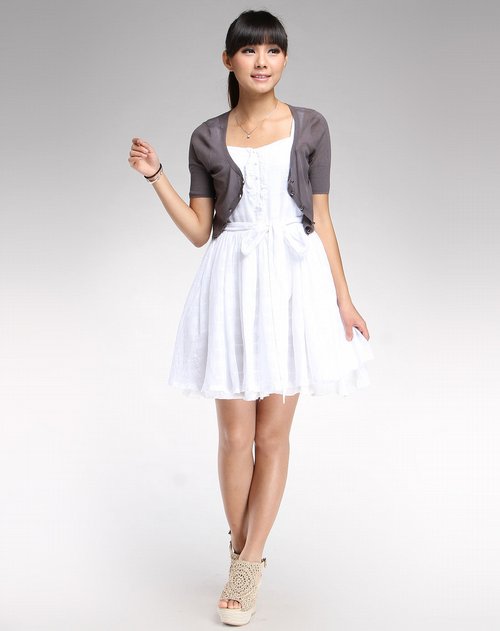 PPT铁灰色短袖<em>短装针织开衫</em>_唯品会名牌时尚