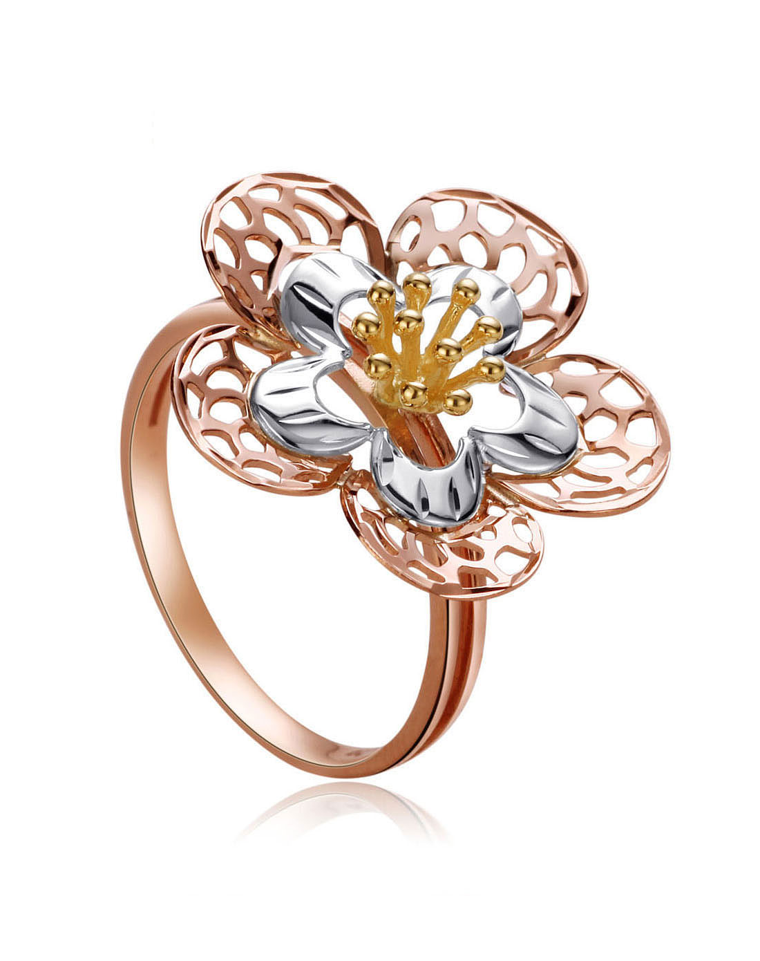 潮宏基CHJ珠宝专场花期-彩18K<em>金戒指 女款</em>BR