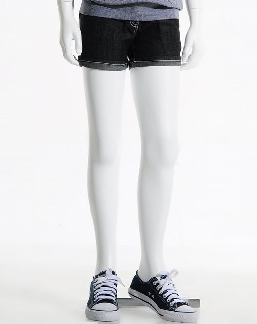 少宜soieplus男女童女童黑色<em>牛仔短裤</em>_<em>唯品会</em>