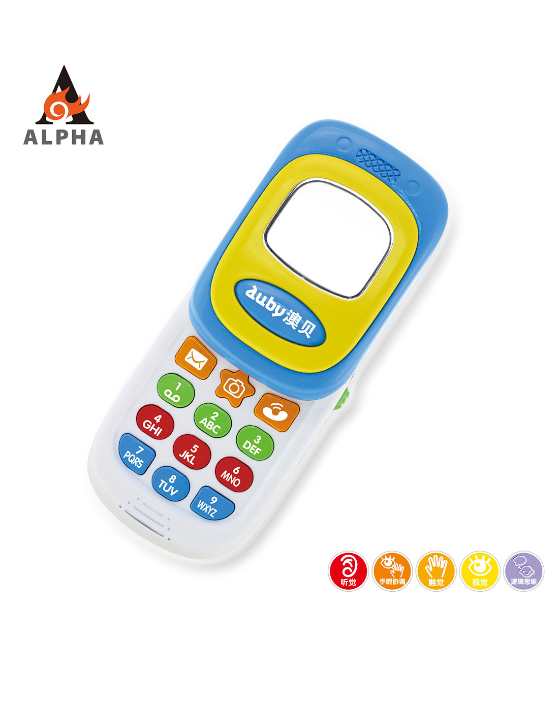 奥迪AULDEY玩具专场澳贝 滑盖音乐手机463415_唯品会