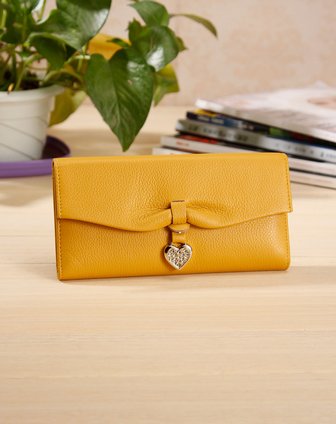 宾奴<em>BALENO女款</em>黄色大三折钱包1GM060996