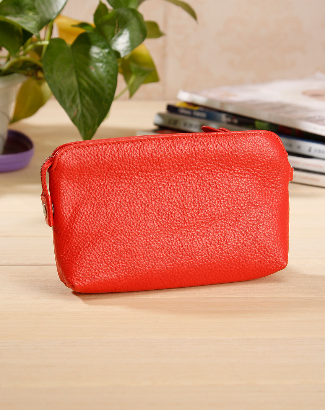 宾奴<em>BALENO女款</em>红色淑女零钱包1LK040229