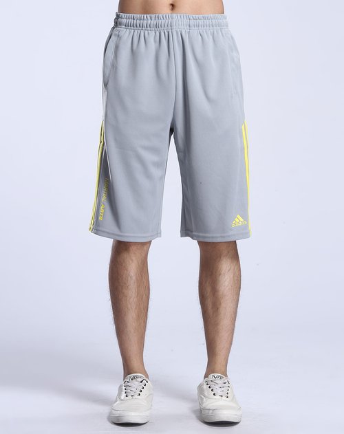 阿迪达斯adidas<em>搏击运动</em>专场男款灰/黄色<em>运动</em>