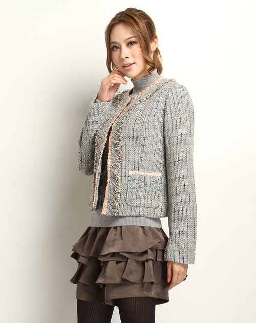 花木马Hana Mokuba女装专场蓝绿色简约时尚