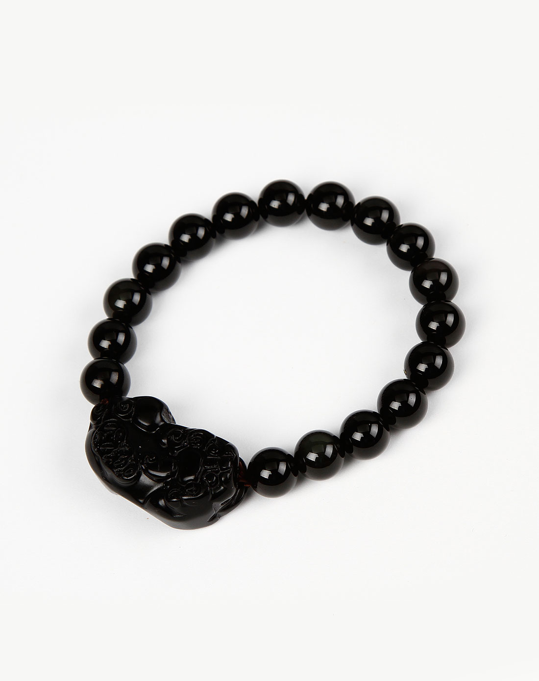 玉石饰品库存专场kmonado 黑曜石貔貅时尚手