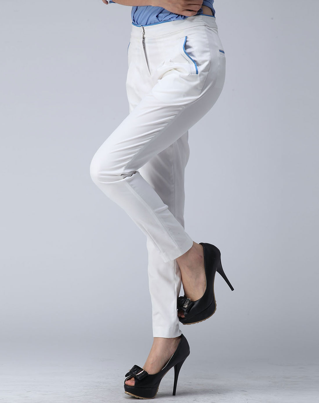 白色裤子的3个穿搭技巧，高级显气质 -6park.com