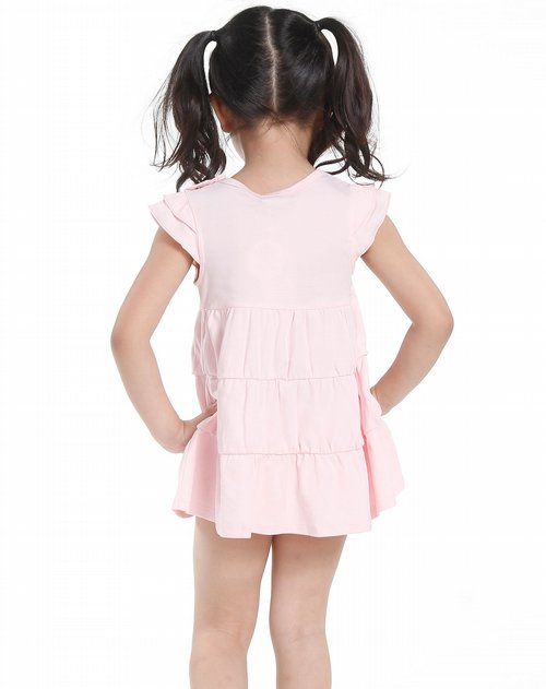 i-baby<em>女童</em>粉红色<em>秘密花园</em>Baby针织连衣裙_唯