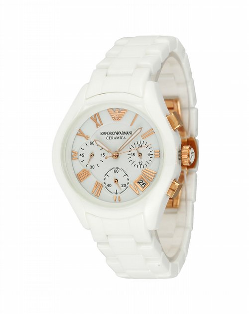 <em>阿玛尼</em>Emporio <em>Armani</em>-<em>手表女款</em>白色陶瓷时尚