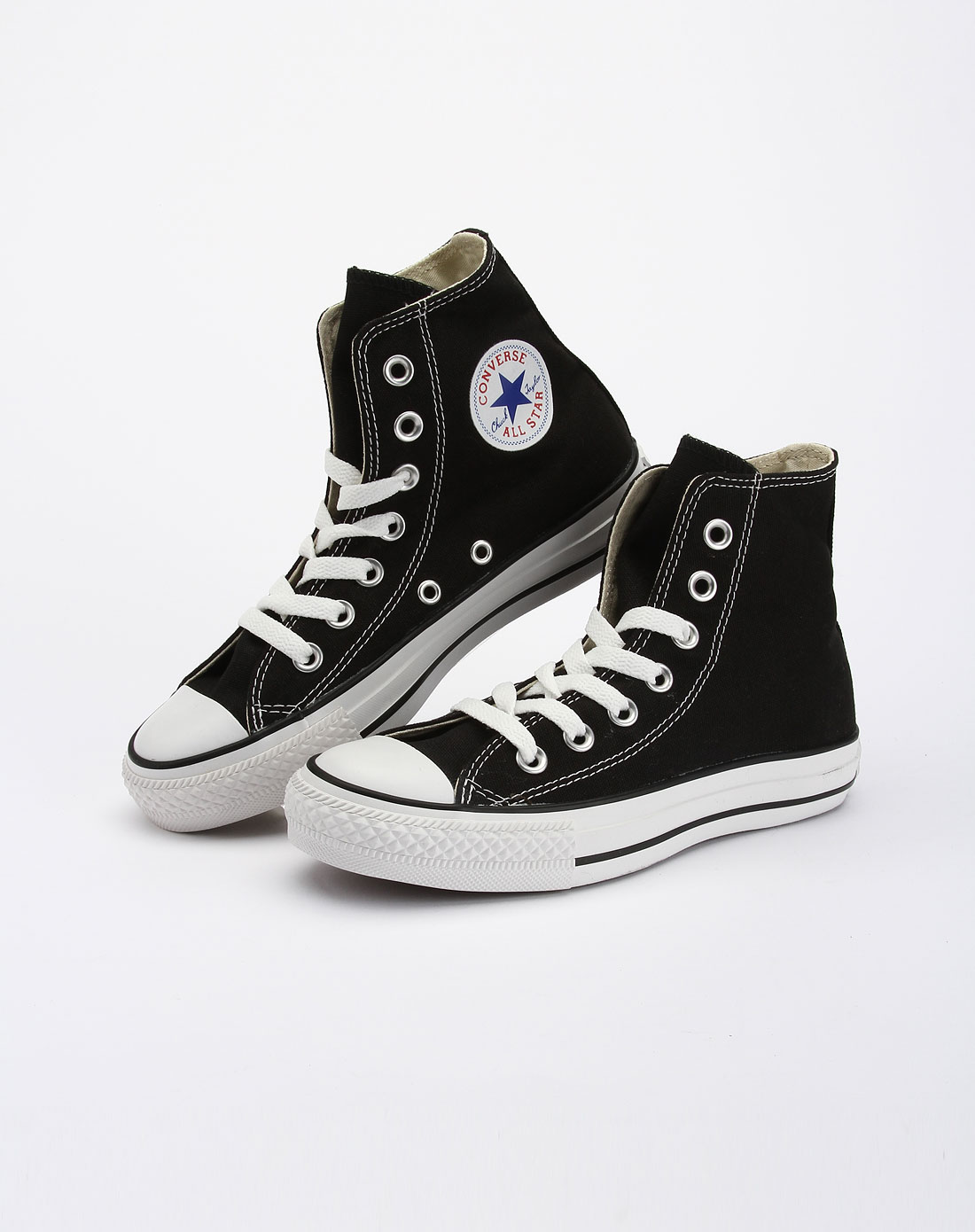 <em>匡威converse</em>男女<em>女款</em>黑色经典绑带<em>帆布鞋</em>10