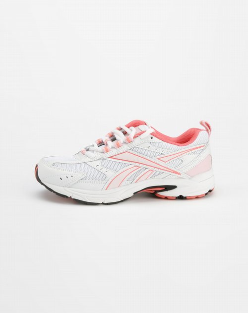 <em>锐步Reebok</em>男女<em>女款</em> 白/粉红色绑带<em>运动鞋</em>_唯