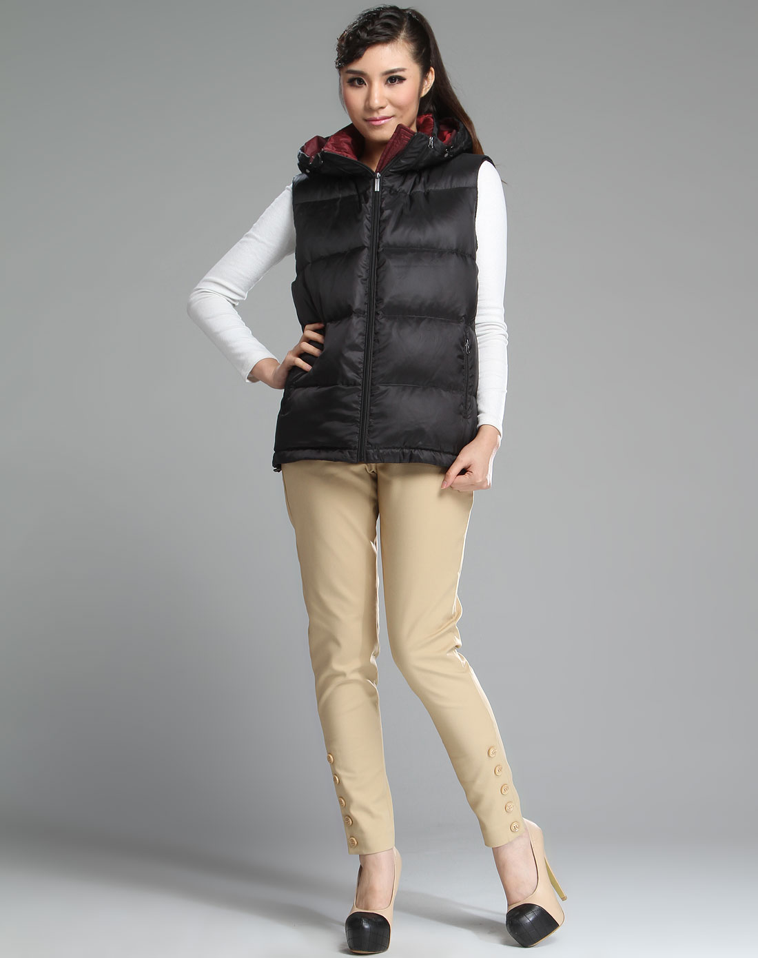 MARTYN BAI<em>羽绒</em>服专场女款简约风尚<em>温暖</em>连帽