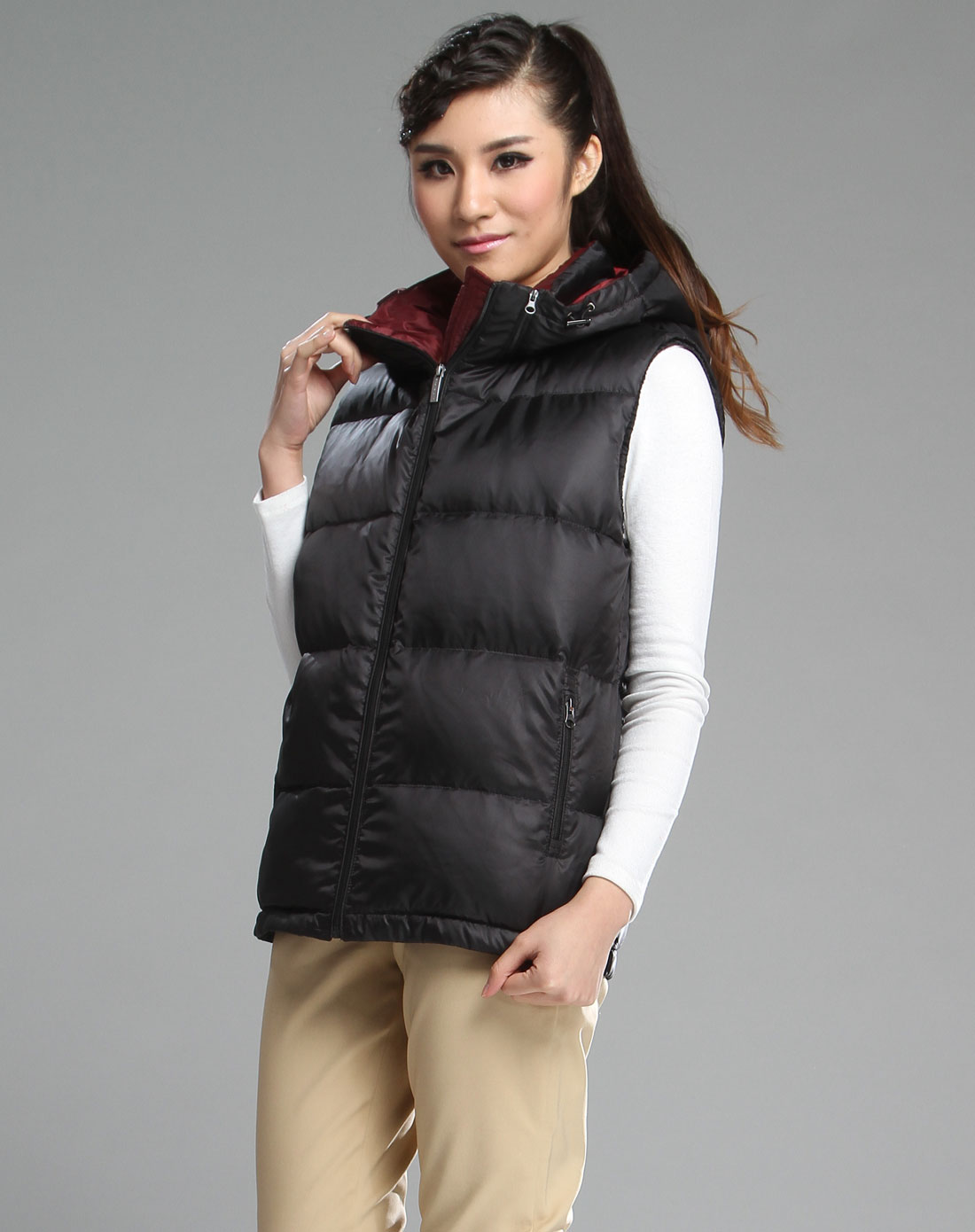 MARTYN BAI<em>羽绒服</em>专场女款简约风尚温暖连帽