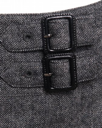 DOIN深灰色极简主义百搭毛<em>呢料短裤</em>K402140