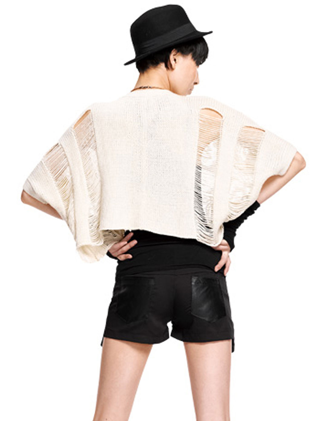 <em>女款</em>黑色pu秋冬<em>皮短裤</em>12