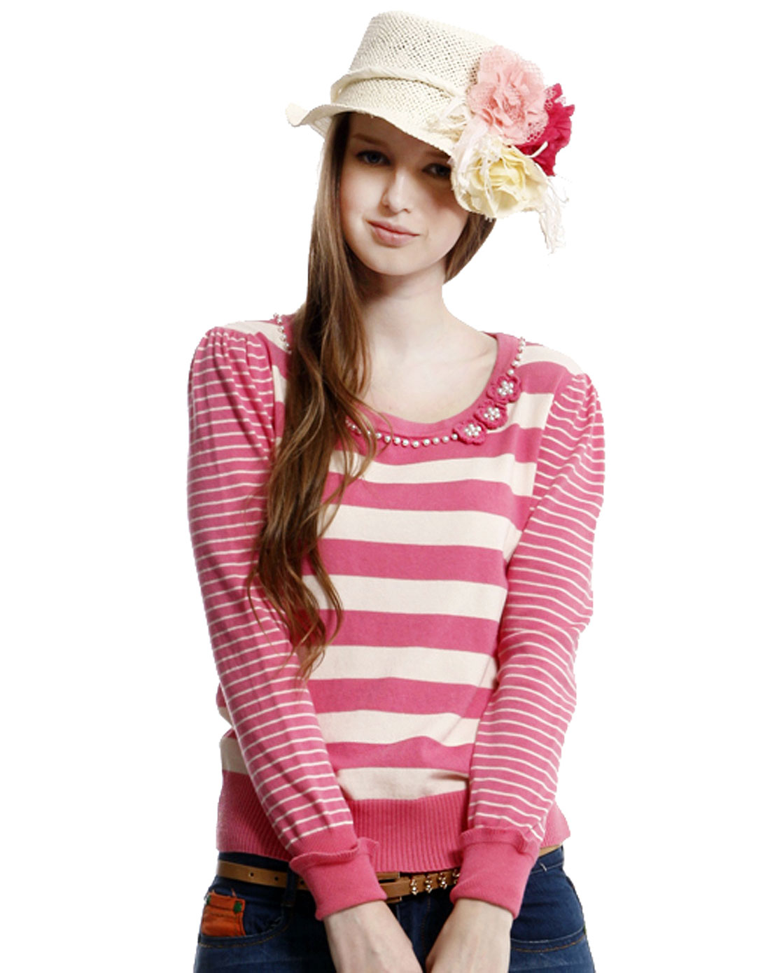 思蓓儿红色<em>时尚</em>韩<em>款毛衣</em>3c6107919