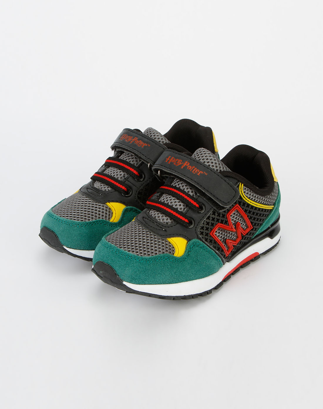 哈利波特harrypotter童鞋男童黑绿运动鞋