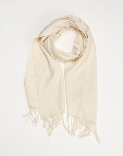 b&balos女款米白色休闲简约围巾