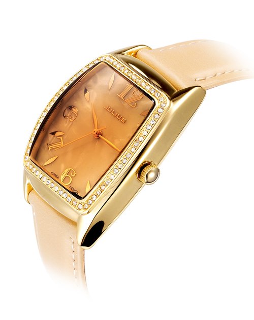 聚利时julius手表专场韩国奢华晶钻女士腕表