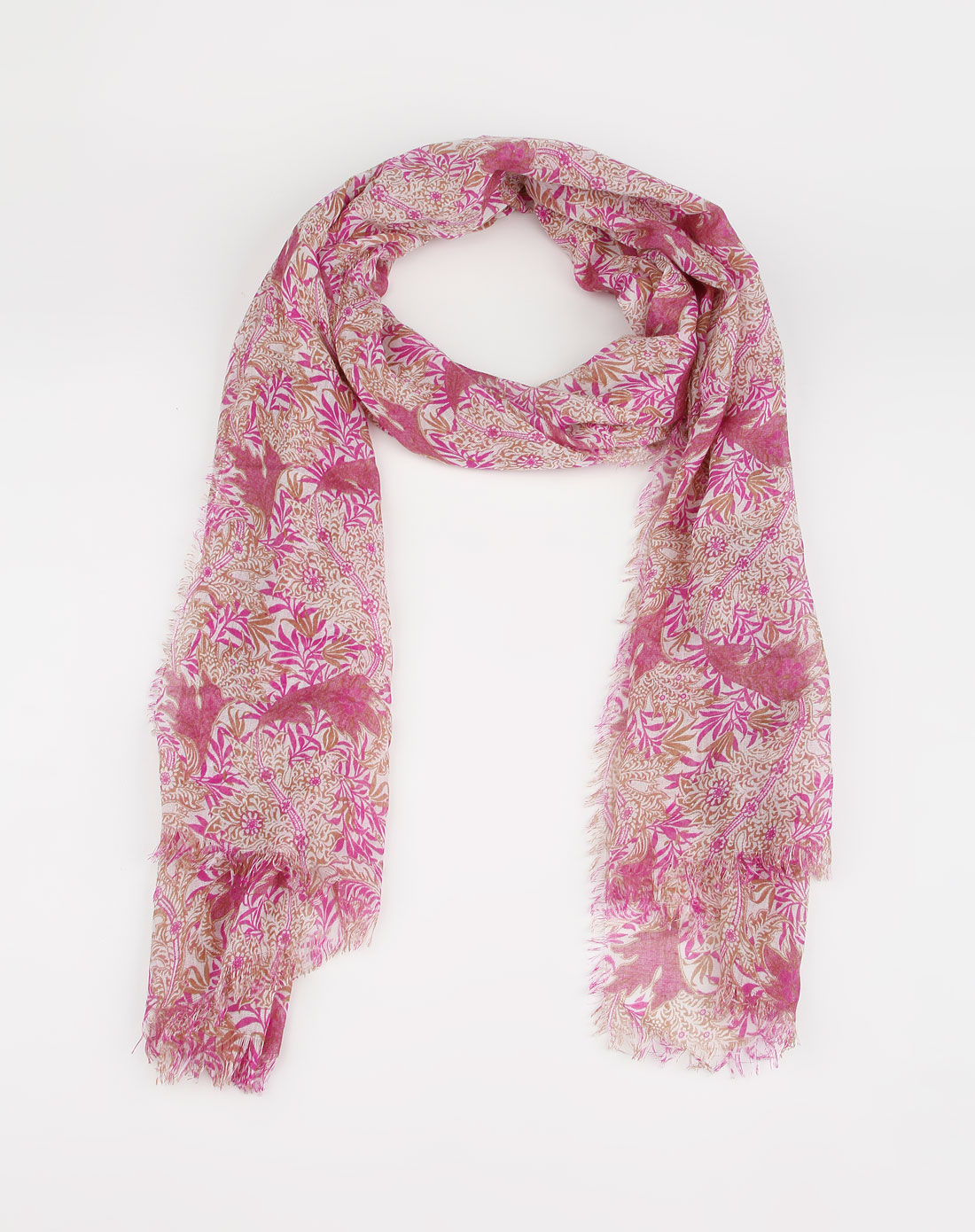 simida彩色花朵古韵围巾