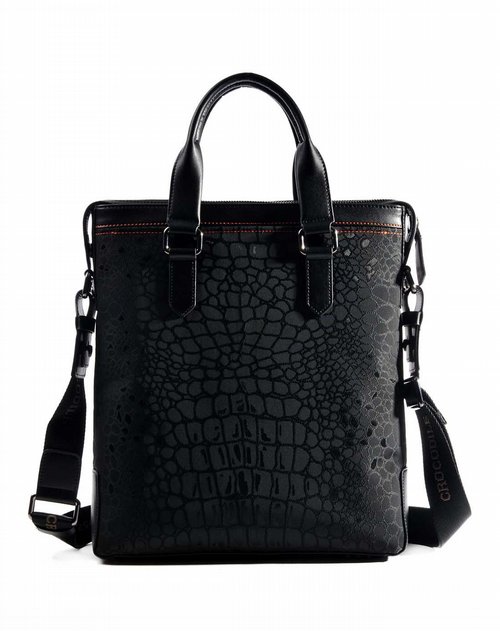 鳄鱼恤crocodile男女包混合专场男款黑色时尚石头纹休闲手提斜跨包