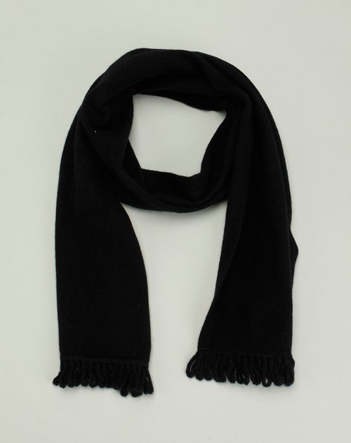 basler女款黑色针织休闲围巾