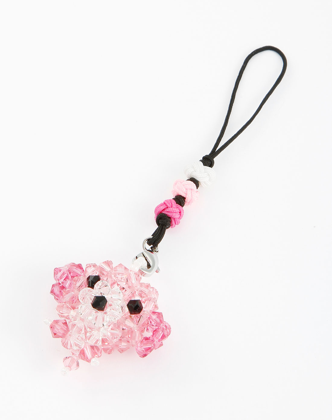 新光饰品粉色小狗形可爱手机挂件