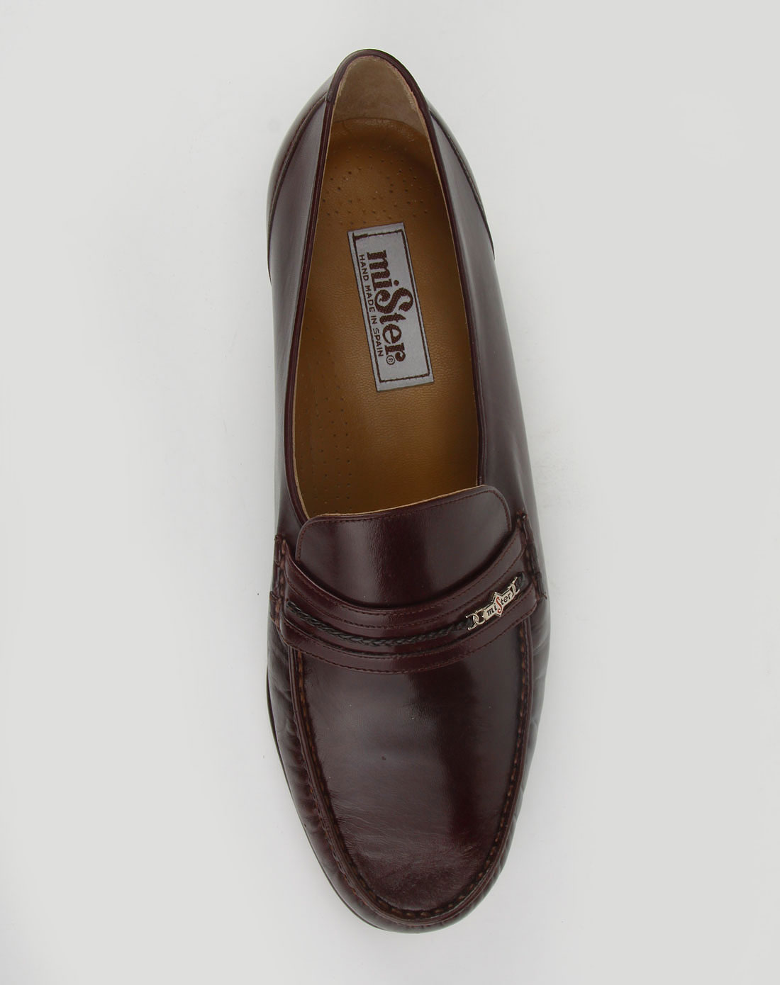 名仕mister男款深棕色休闲皮鞋