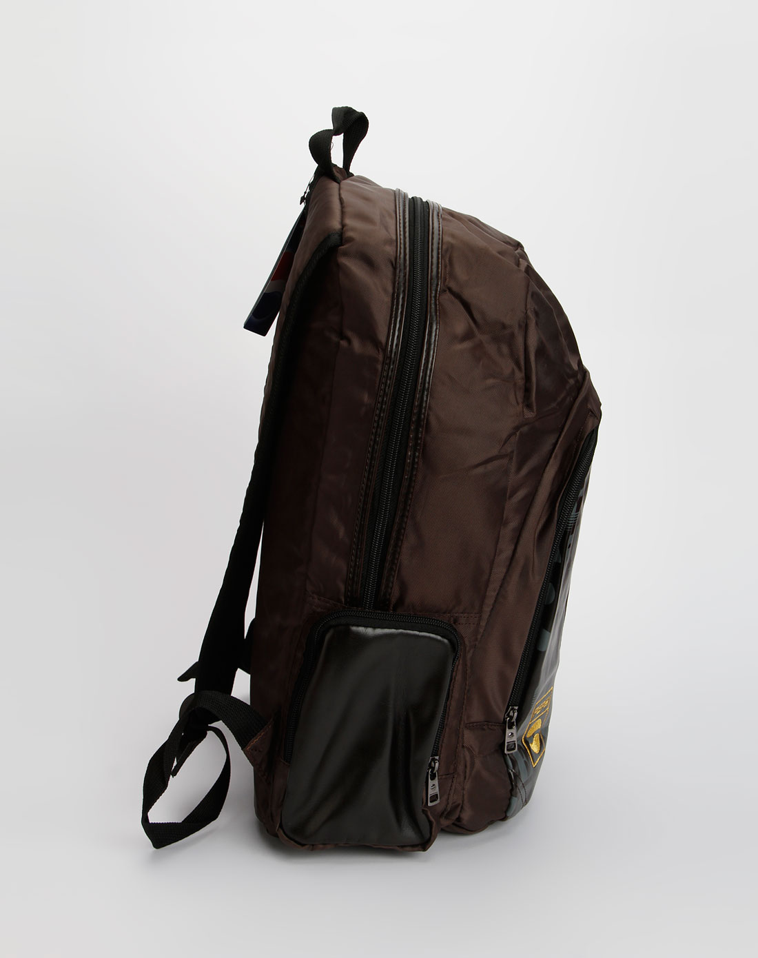 百事pepsi男装专场咖啡色时尚简约双肩包