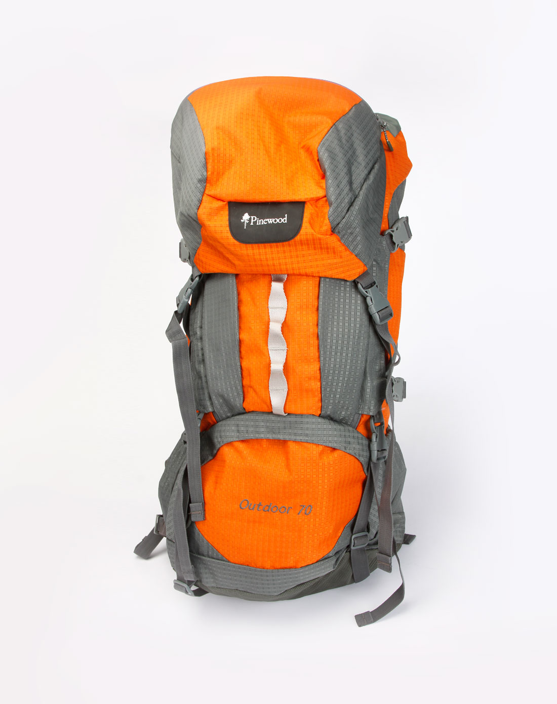 磐雾pinewood-男装专场橘红/灰色时尚登山背囊