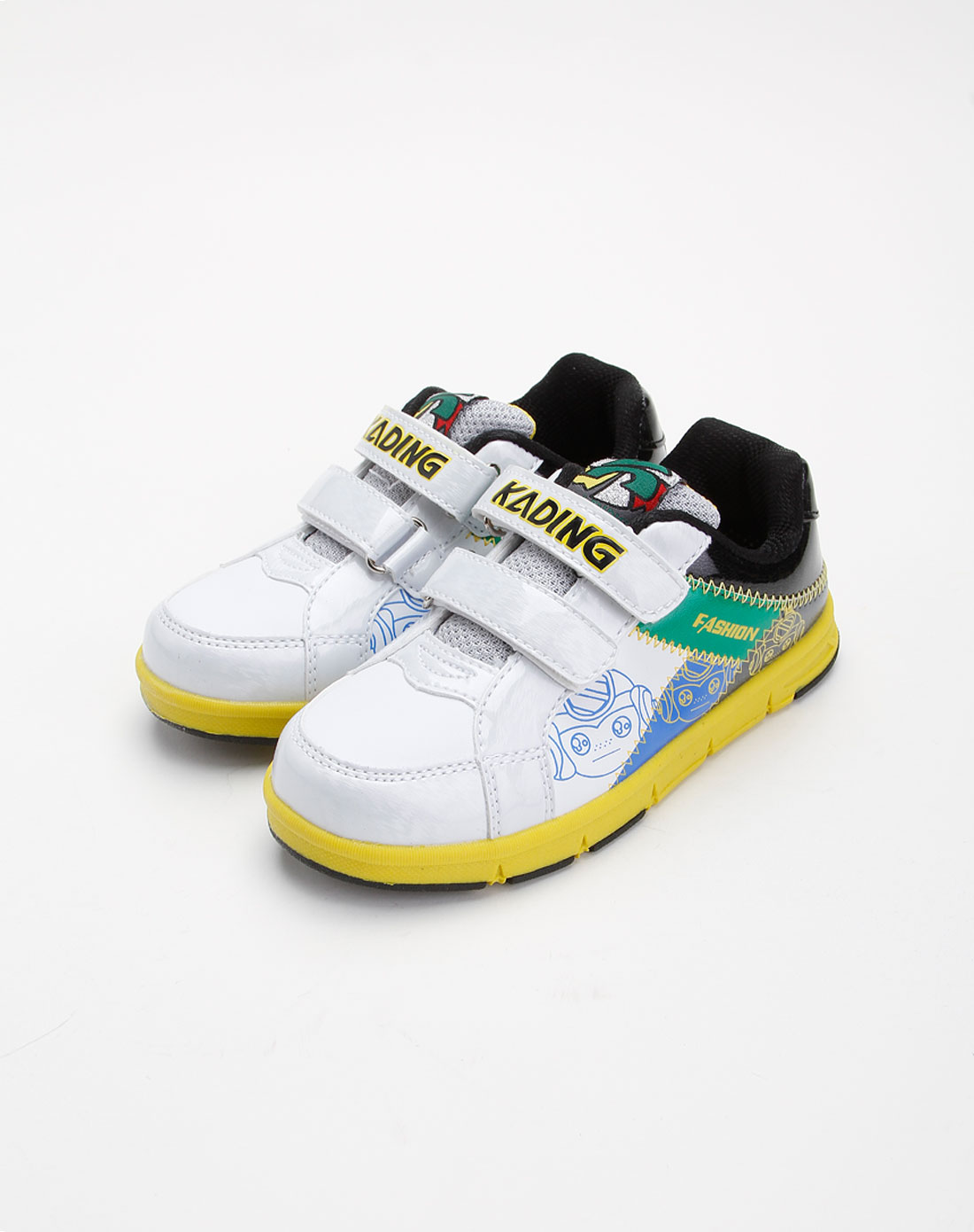 卡丁童鞋男黑色小童运动鞋