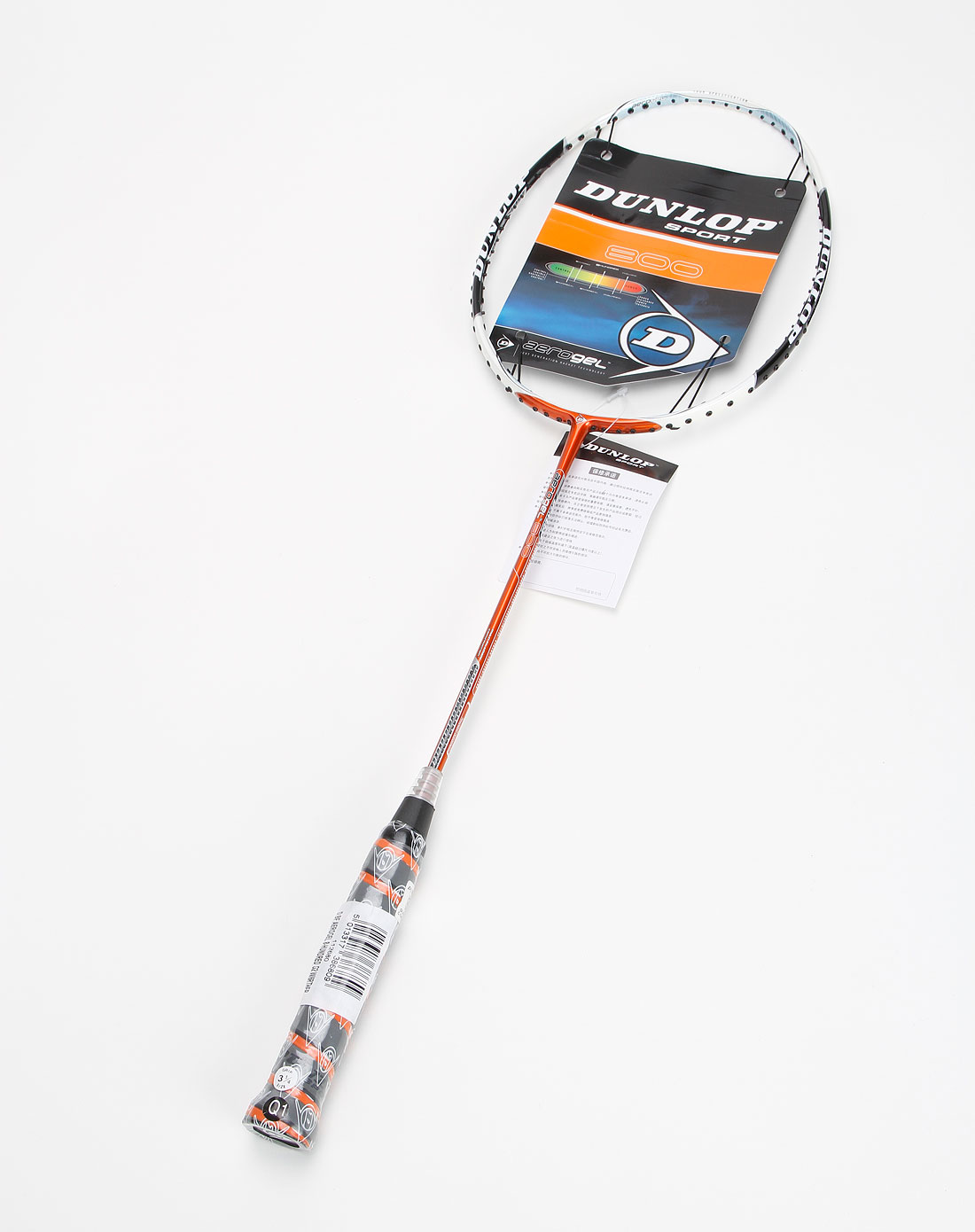 邓禄普dunlop男装专场中性橙红/黑/白色羽毛球拍(无线)