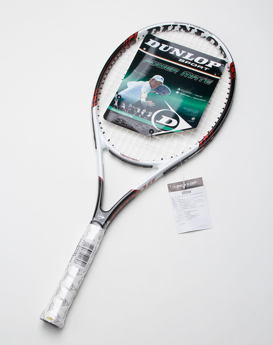 邓禄普dunlop男装专场中性黑/白/红色网球拍(有线)