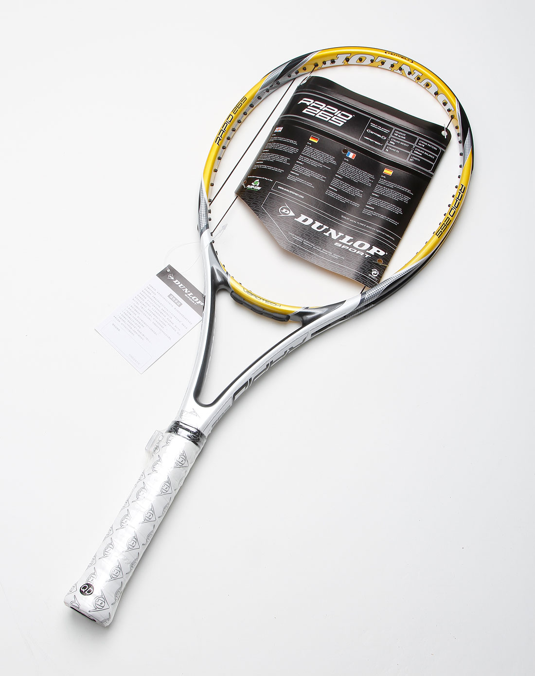 邓禄普dunlop男装专场中性黄/黑/银色网球拍(无线)