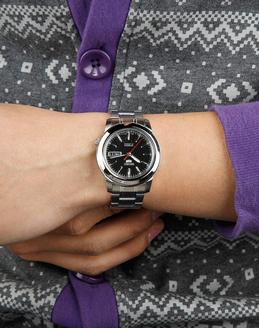 手表库存专场精工seiko 盾牌5号时尚典雅机械男士腕表