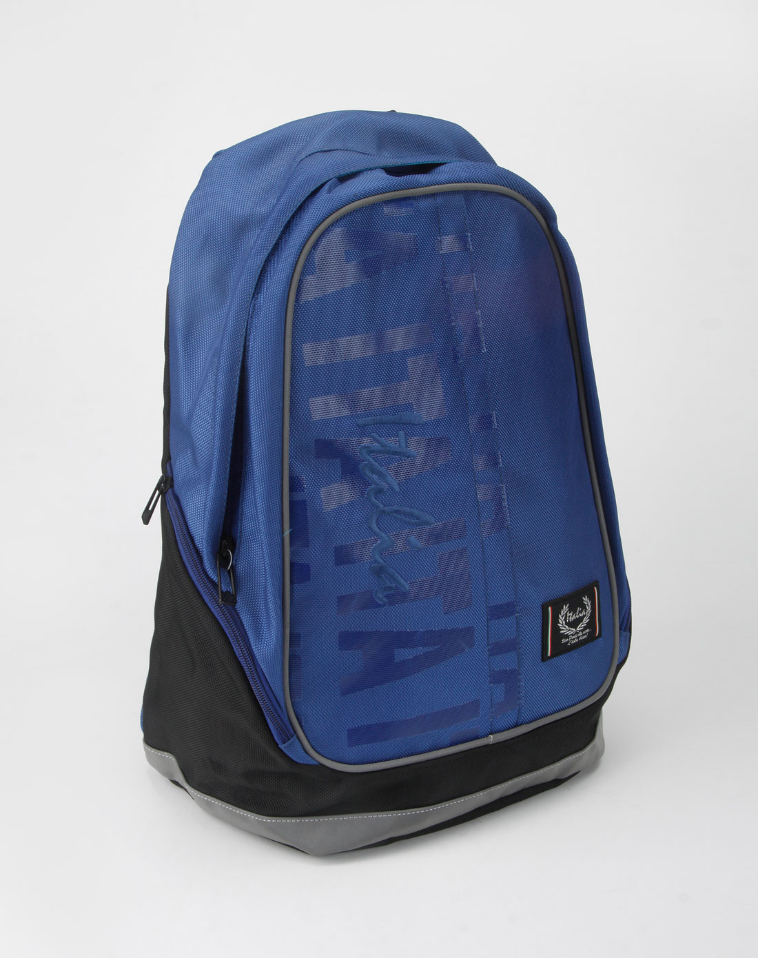 卡帕kappa男装专场中性蓝/黑色休闲背包