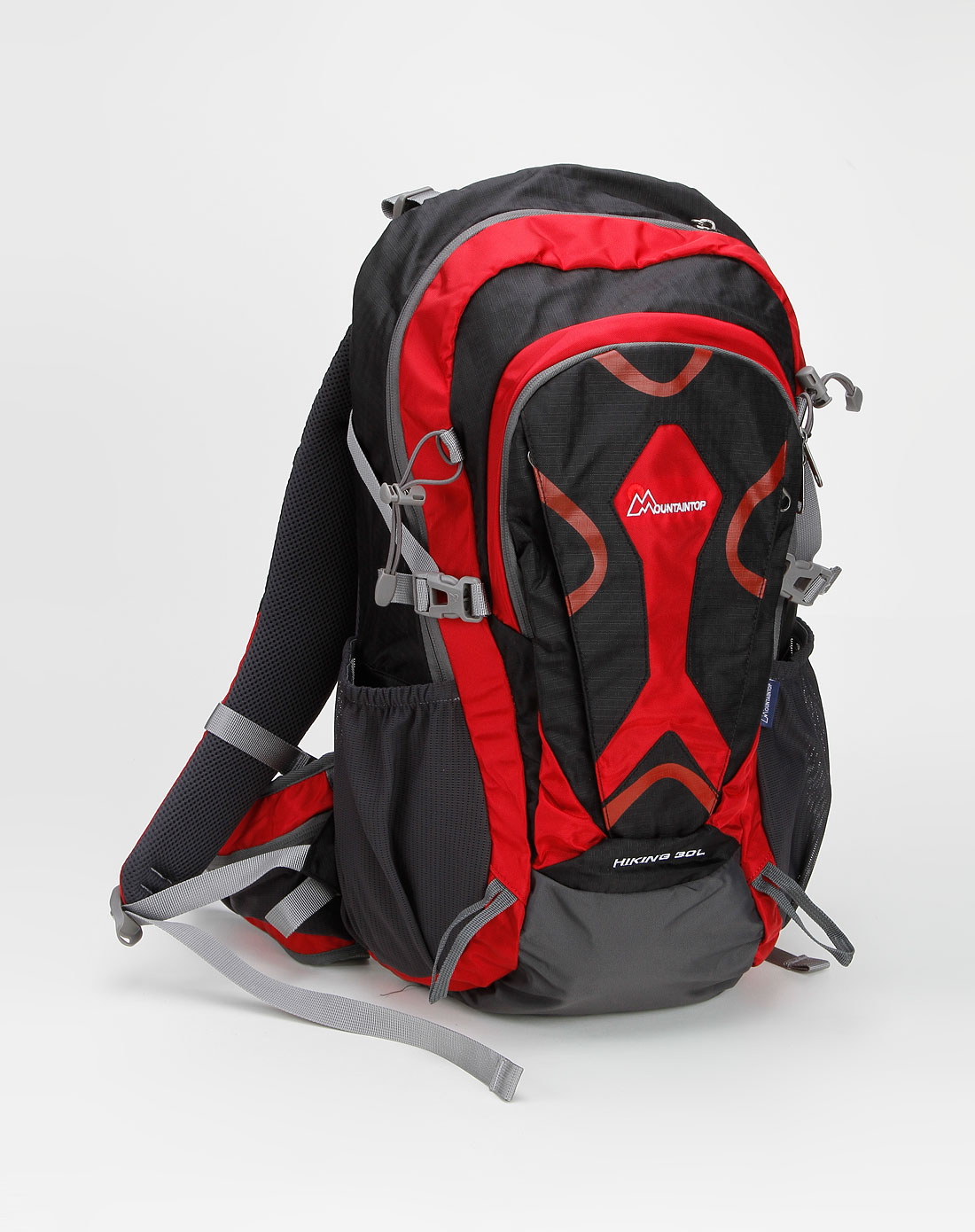 玛丁图mountaintop红/黑/深灰色时尚双肩包