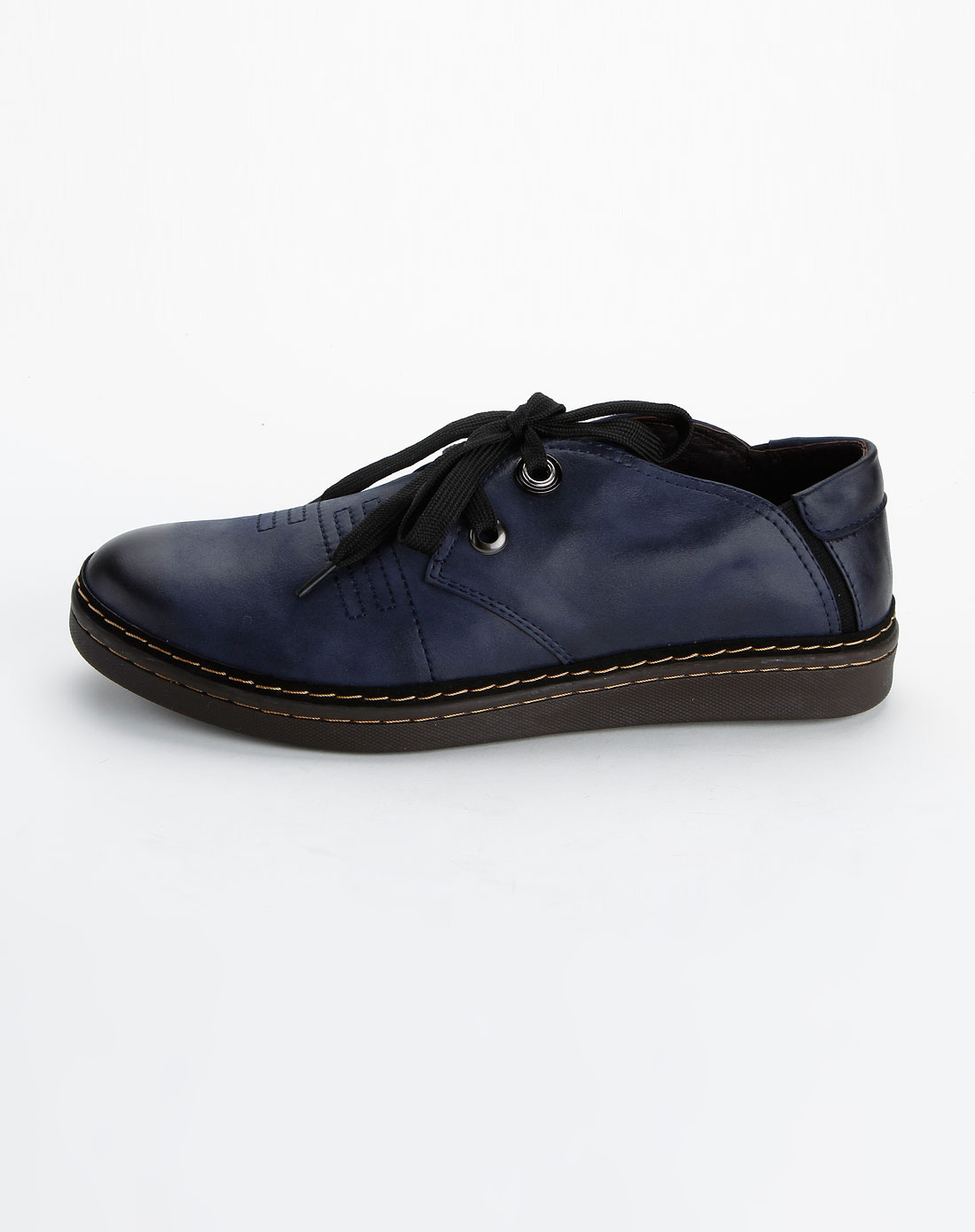 卡文cover男鞋专场蓝色个性时尚皮鞋