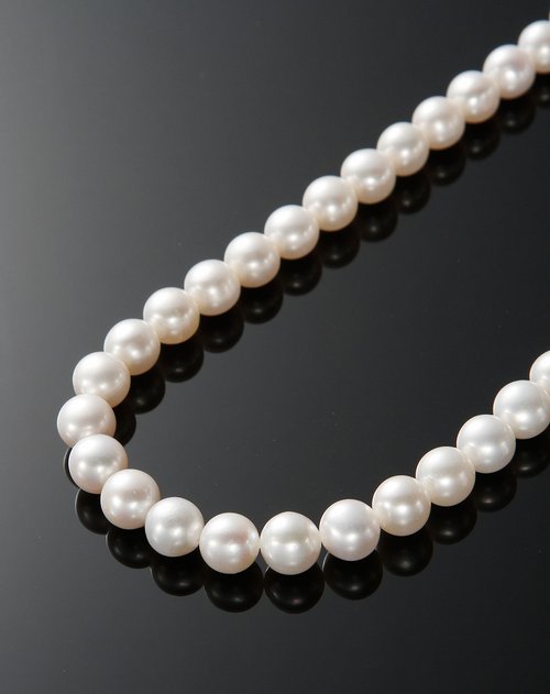 海润heren白色高贵淡水珍珠项链