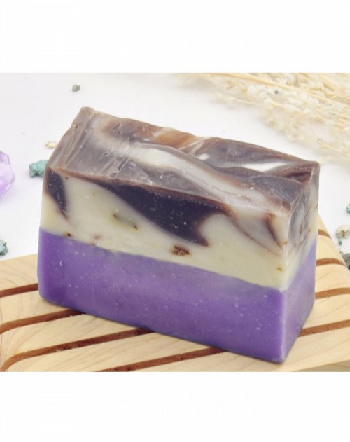 莎维利亚薰衣草紫草精油皂120g