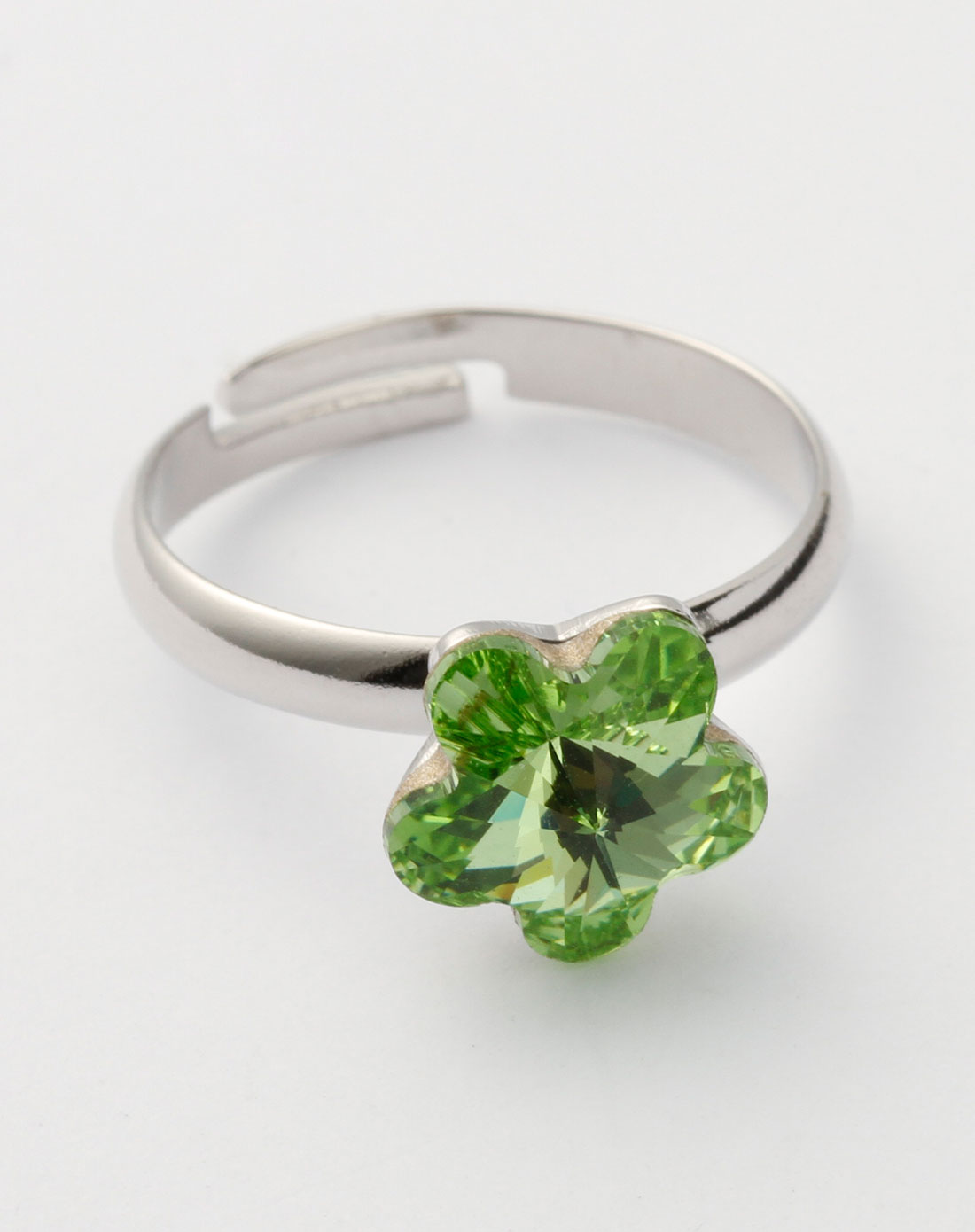 felisa绿色小花戒指