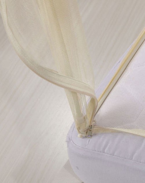 蓝丝lansi方顶蚊帐(黄)