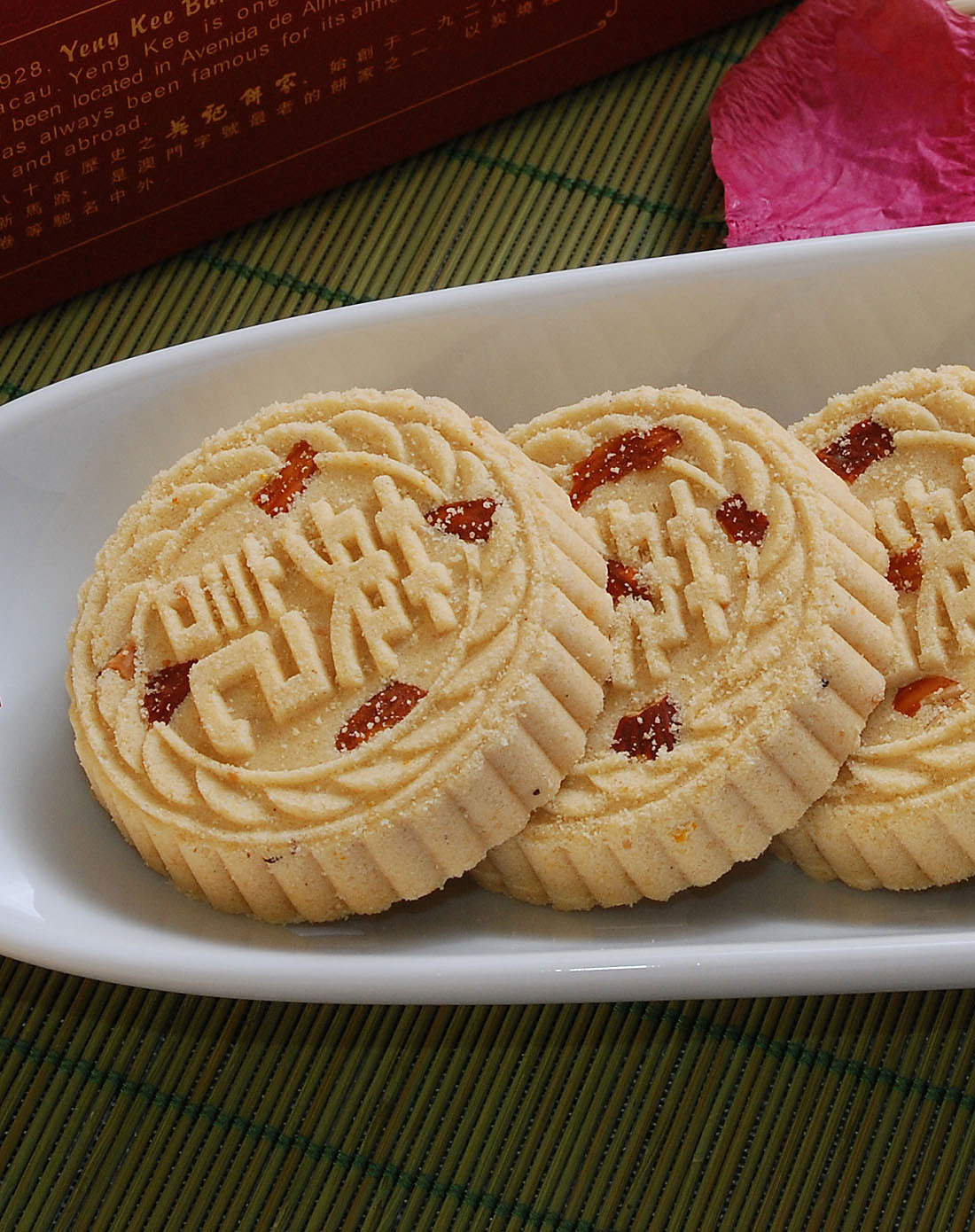 澳门英记100%纯手工罐装杏粒杏仁饼 500g