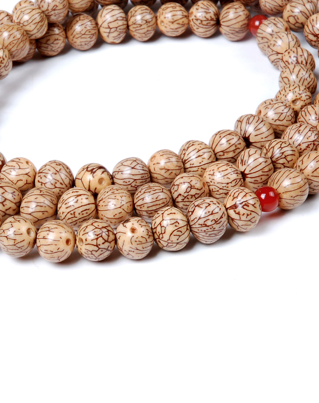 悦木之源天然银线菩提佛珠手链10mm