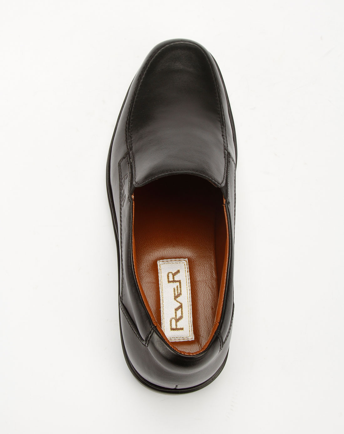 路宝rover男鞋专场黑色简约时尚皮鞋