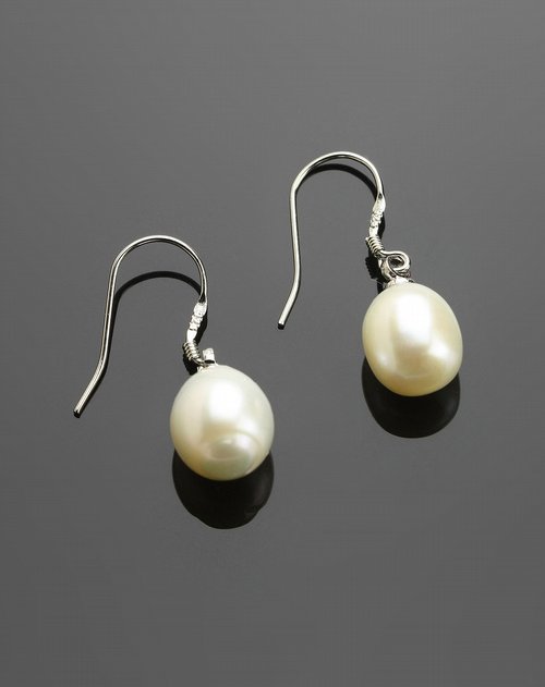 王廷珠宝waltraud jewelry饰品专场女款白色珍珠耳坠